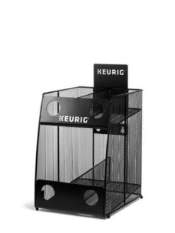 Alternative view of Keurig K Cup Pods Mesh K Cup Pod Storage Rack 4 Sleeve