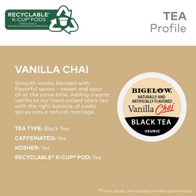 Keurig Tea and Beverages Vanilla Chai Tea - Image 8