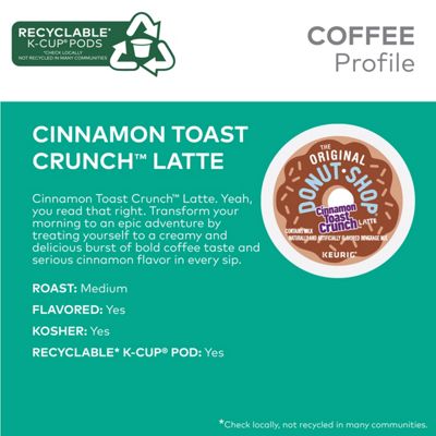 Keurig Coffee Cinnamon Toast Crunch Latte - Image 4
