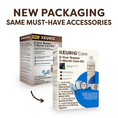 Keurig Coffee Maker K Duo Brewer 3 Month Care Kit - Image 3