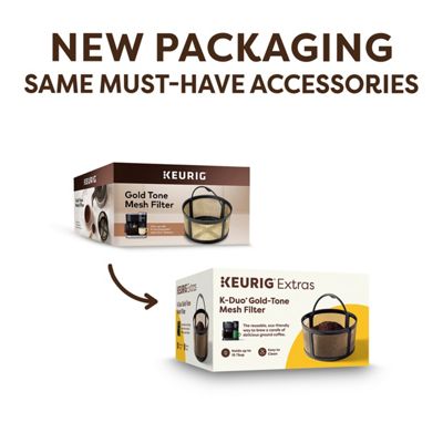 Keurig Coffee Maker Accessories Gold Tone Mesh Filter - Image 2