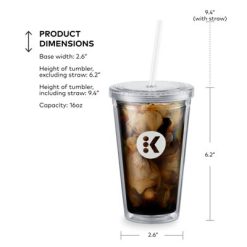Alternative view of Keurig Drinkware 16oz BPA Free Plastic Iced Beverage Cup